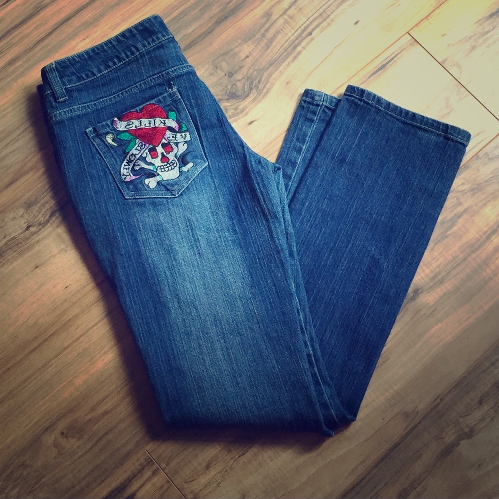 Ed Hardy jeans!